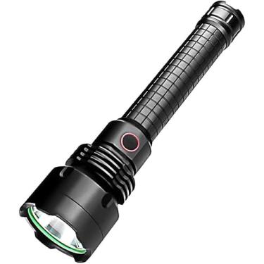 Imagem de Lanterna Hdheld De 150000 Lumens Com 26650 Baterias Recarregáveis Led Lanterna Tática Com 3 Modos Resistente à Água Para Camping Caminhadas Ciclismo Ao Ar Livre Emergey