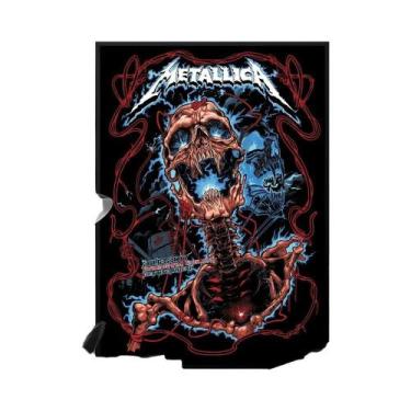 Imagem de Adesivos De Papel Kraft Retrô Vintage M_Metallicas-Bands Para Pintura 