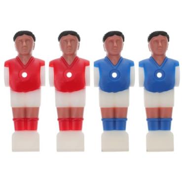 Imagem de 4 Pcs Ternos Masculinos Jogador De Futebol De Mesa Peças De Mesa De Pebolim Terno Masculino Substituto Do Homem Do Futebol Mesa De Matraquilhos Futebol De Botão Mini Filho Boneca