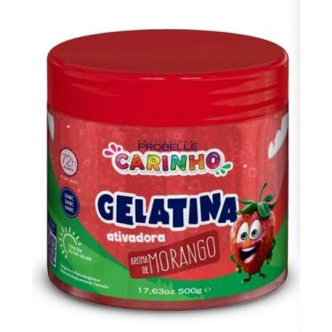 Imagem de Gelatina Ativadora MORANGO Carinho Infantil - 500G. Probelle