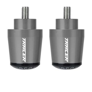 Imagem de Extremidades de manoplas de guidão de motocicleta, tampas de extremidade de manoplas, acessórios deslizantes de peso para Tracer 700 Tracer700 2016 2017-2020