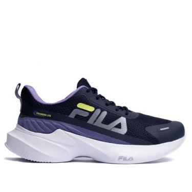 Imagem de Tênis Feminino Fila Progress Lite Marinho/lilás, Marinho, 35