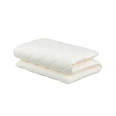 Imagem de FULI Futon japonês, cama de chão japonês, cama dobrável tatami, almofada de dormir dobrável, Shikibuton, feito no Japão (branco, solteiro)