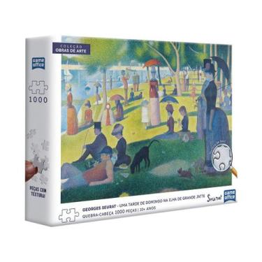 Imagem de Quebra-cabeça 1000 Peças Game Office  Georges - Seurat: Uma Tarde de D
