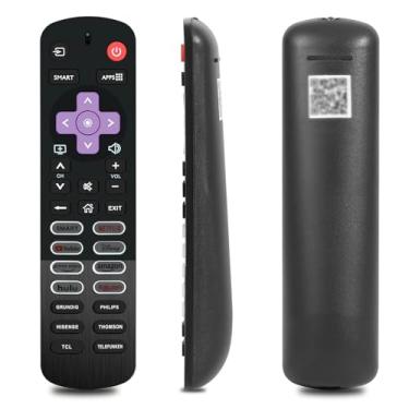 Imagem de Controle remoto de substituição universal para TVs Philips, Hisense, TCL – Também compatível com Smart TVs Grundig, Thomson, Telefunken (B-Remote)