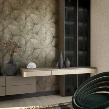 Imagem de Papel De Parede Sheilas Folhagem Verde 34513