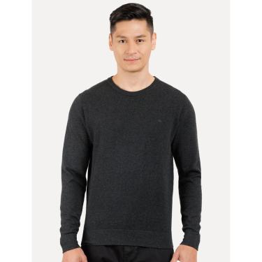Imagem de Blusa Aramis Masculina Tricot Gola Careca Grafite Mescla-Masculino
