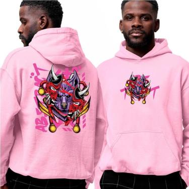 Imagem de Blusa De Frio Moletom‎ Abstract Mask Of Lobo Midnight-Unissex