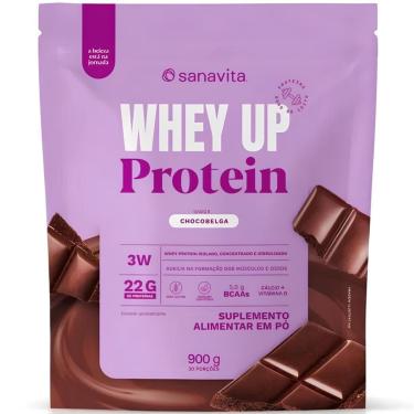 Imagem de Whey Protein UP SANAVITA 3W Isolado Concentrado Hidrolisado Suplemento de Proteína com BCAA-Unissex