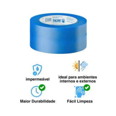 Imagem de Fita Crepe Azul 48mm x 50m Tigre