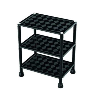 Imagem de Prateleira Multiuso Cozinha Lavanderia Com 03 Prateleiras - Uninjet