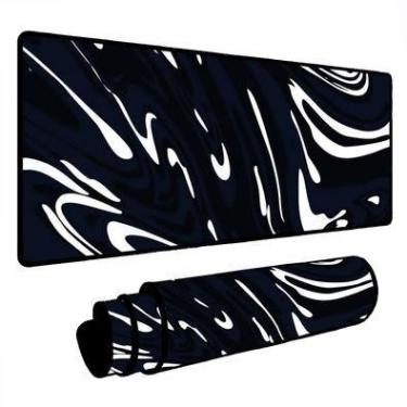 Imagem de Mouse Pad Gamer Speed Extra Grande Desk Pad Profissional Premium Com Borda Costurada 60x30 - Abstrato Manchas