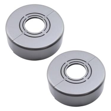 Imagem de Tsnamay 2 peças de substituição de flange dividida de tampa de placa de teto, flange dividida de parede ABS para decoração de torneira de tubulação de água, 2,1 cm/2,5 cm/3,3 cm, altura 0,79"/20 mm