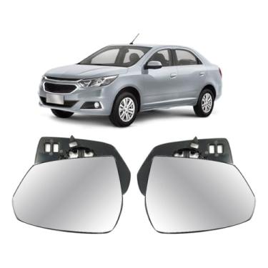 Imagem de Par Lentes Retrovisor Cobalt LT LTZ – Lado Motorista e Passageiro