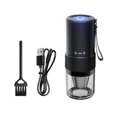 Imagem de Generic Moedor de café elétrico, moagem automática, USB, profissional, multiuso, moedor de café, configuração ajustável para casa de acampamento