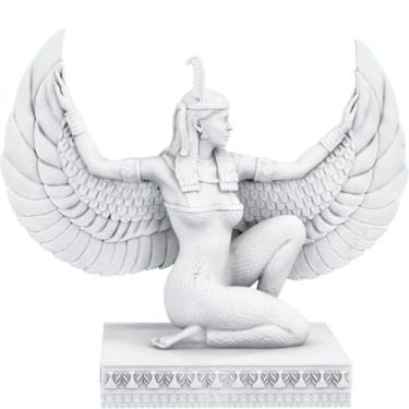 Imagem de Estátua Maat Deusa Da Verdade - Estatueta (Cor Mármore)