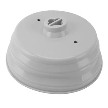 Imagem de Zhjvihx Guarda de Microondas de Silicone, Lavadora de Lavar Louça Tampa de Respingos de Microondas Tampa Multifuncional para Cozinha (Cinza escuro)