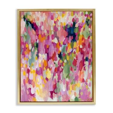 Imagem de Stupell Industries Arte de parede em tela flutuante com moldura dourada Way You Make Me Feel por Amira Rahim, 78 x 63 cm