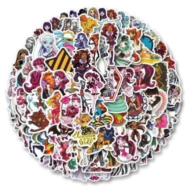 Imagem de 100Pcs Monster Stickers Pack, Cute High Cartoon Vinyl Waterproof Sticker Decals for Water Bottle, Laptop, Phone, Scrapbooking, Journaling Choice for Adults for Party Supply Decor