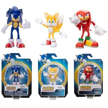 Imagem de Sonic The Hedgehog Figuras de ação de 6,3 cm Wave #20, pacote com 3