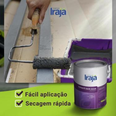 Imagem de Tinta Para Madeira Ferro Metal Esmalte Base Agua 900ml Iraja Premium, 
