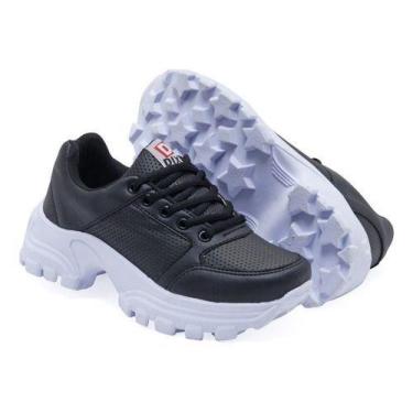 Imagem de Tênis Dix Plataforma 2187, Preto, 34