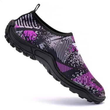 Imagem de Sapatilha Neoprene Aquática Elástico Pesca Praia Náutica Hibrida Mascu