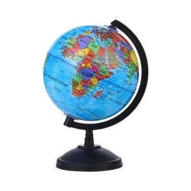 Imagem de Globo De Mapa Mundial HD De 360 Graus Para Crianças Adultas, 10,6 Cm, 