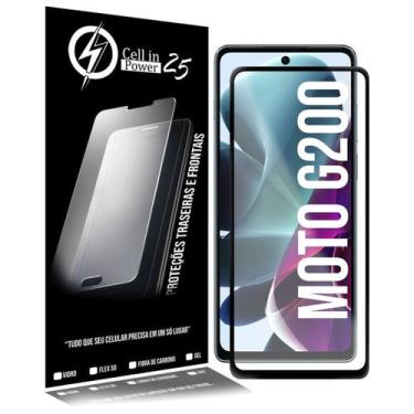 Imagem de Película De Vidro 3d Moto G200 5G XT2175 6.8 Cobre 100 Toda Tela - Cel