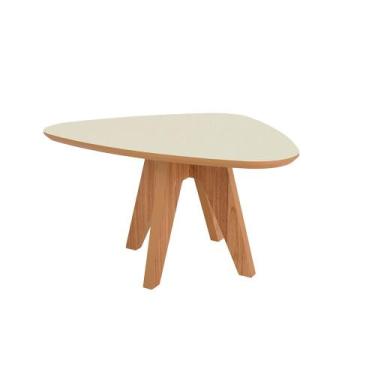 Imagem de Mesa de Centro Orgânica Tb613 Nature Off White/Freijó - Dalla Costa