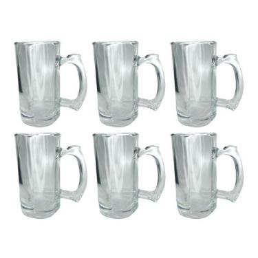 Imagem de Caneca Congelável Restaurante 380ML Cerveja e Chopp 6UN - PRATICASA, 0