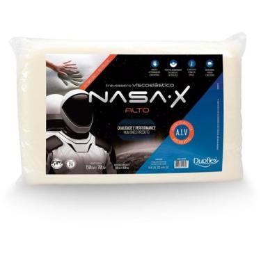 Imagem de Kit 2 Travesseiro Nasa X Alto - Viscoelástico 50x70cm - Duoflex