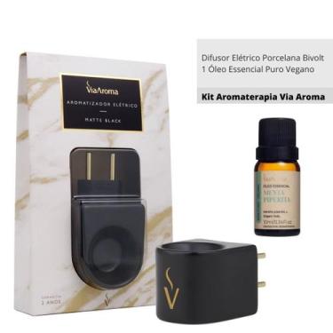 Imagem de Difusor Elétrico Bivolt e Óleo Essencial Via Aroma - Escolha o seu, Pr