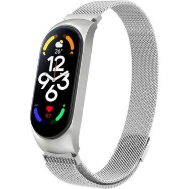 Imagem de Pulseira NSmart magnética em aço inoxidável compatíveis com MI BAND 7 