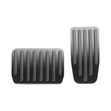 Imagem de 2023 Tesla Model 3 Y Metal Pedal Pads Capas Auto Acelerador Freio Rest