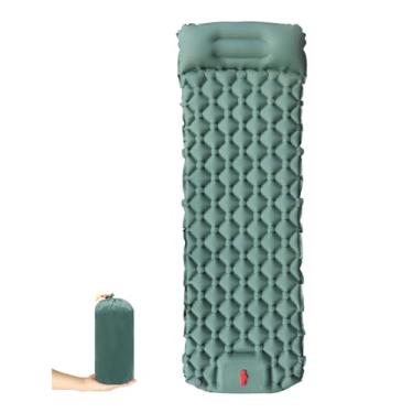 Imagem de Colchão Inflável Automático Ar Externo Portátil Único De Casal Sleeping Pad Ar Externo Portátil De Acampamento 190 * 120 * 5 Cm / 190 * 60 * 5 Cm Com Travesseiro (190 cm x 60 cm)
