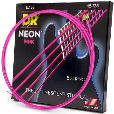 Imagem de Cordas para baixo DR Strings HI-DEF NEON NPB5-45