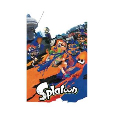 Imagem de Pôster De Arte Anime Splatoon 3 Impressão Em Canvas Decoração De Pared