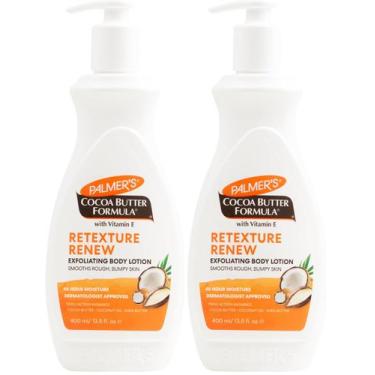 Imagem de Loção corporal Palmer's Cocoa Butter Esfoliante 400mL (x2)