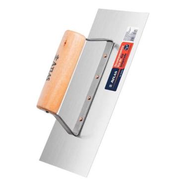 Imagem de Desempenadeira Aço Temperado 12x25 Atlas AT148/2 Lisa Fechada