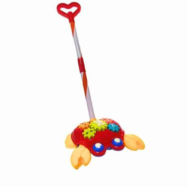 Imagem de Brinquedo Bebê Empurrar Puxar Som Musical Educativo Pedagogico Pica Pa