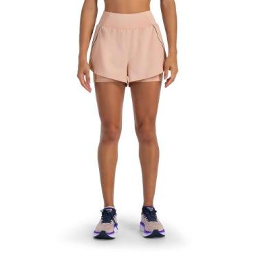 Imagem de Short Ultra 2 em 1 Olympikus Feminino, Bege, G