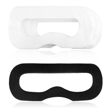 Imagem de Geekria 100 Pcs Disposable Face Cover and Magic Stick Compatible with HTC Vive, Soft Breathable Non-Woven Fabrics for VR Headset