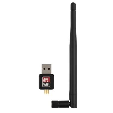 Imagem de Antena Wi-Fi USB 1200Mbps com Adaptador Wireless – Receptor de Internet Sem Fio para Computador e Notebook, Alta Velocidade, Alcance de até 150m, Compatível com Windows e MacOS, Certificada Anatel