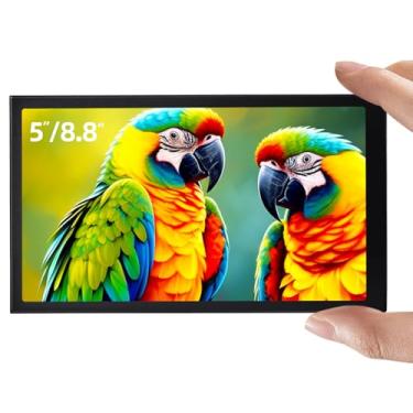 Imagem de SCXryllexa Monitor de 7 polegadas, monitor IPS pequeno Hdmi, tela portátil de 1280 x 720, módulo compatível com HDMI para Raspberry pi 3/3B/3B+/4/4B Orange Banana Mini P