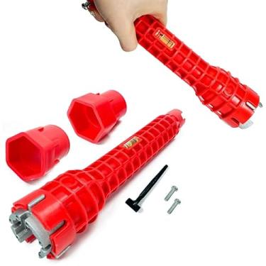 Imagem de Chave Multifuncional 8 em 1 Multiuso Modus Para Apertar Cano Pia Troca Filtro Torneira