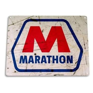 Imagem de Placa De Metal Retrô Vintage Com Tema De Óleo De Motor a Gasolina Para