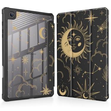 Imagem de Tuiklol Para Samsung Galaxy Tab S6 Lite 10,4 polegadas 2024 2022 2020, Buit in S Pen com capa protetora à prova de choque, capa traseira transparente transparente despertar/hibernar automaticamente