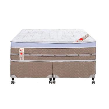 Imagem de Cama Box + Colchão Castor Queen Massageador 158x198x59cm