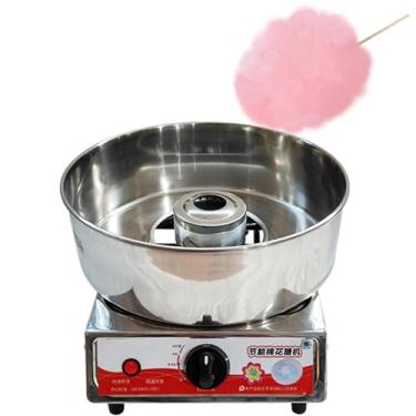 Imagem de MáQuina Comercial De AlgodãO Doce A GáS Para Barracas,Corpo De AçO InoxidáVel,Calor ControláVel Com Colher De AçúCar E Escova De AçO Para Festas,Uso DoméStico Ou Comercial